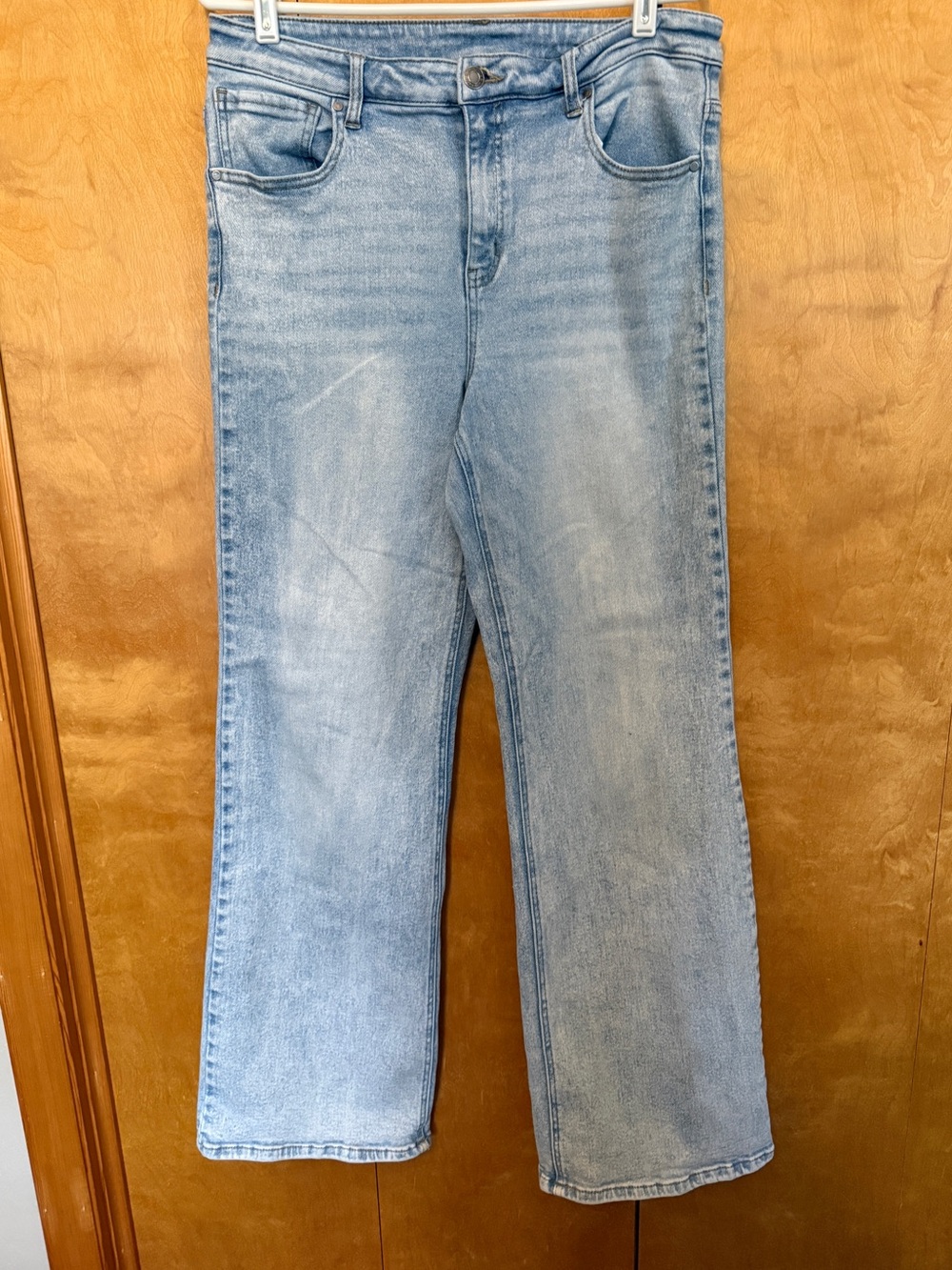 Grace & Lace Light Blue Wide-Leg Jeans